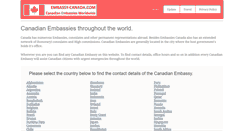 Desktop Screenshot of embassy-canada.com