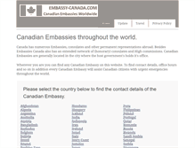 Tablet Screenshot of embassy-canada.com